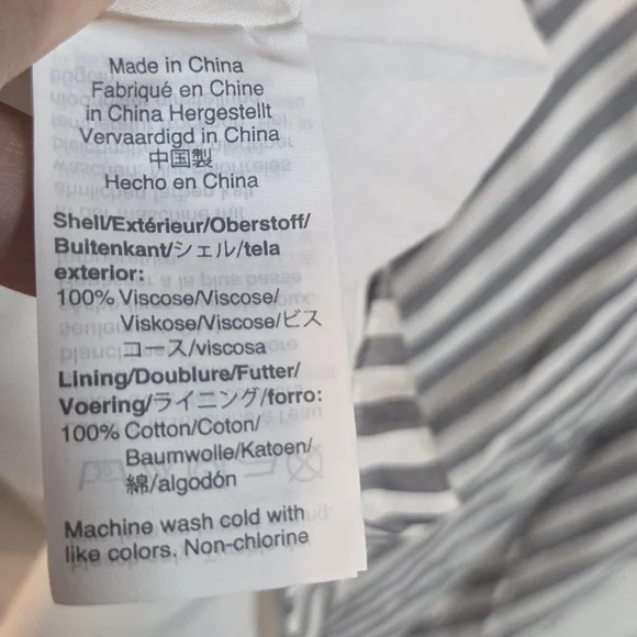 Madewell Striped Ruffle-strap Empire Dress - Picture 9 of 12